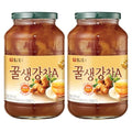 Damtuh Korean Honey Ginger Tea, Ginger Preserve, 2.2 lb Jar, 2 Pack - size: 2.2 Pound (Pack of 2)