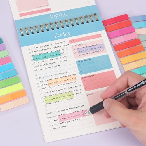 (4200 Pcs) Book Tabs for Annotating, Morandi Sticky Tabs Page Markers - size: 4200pcs