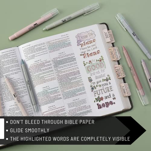 Mr. Pen- No Bleed Gel Highlighters, Dusty Colors, 8 Pack - color: Dusty Colors, size: 8 Pack