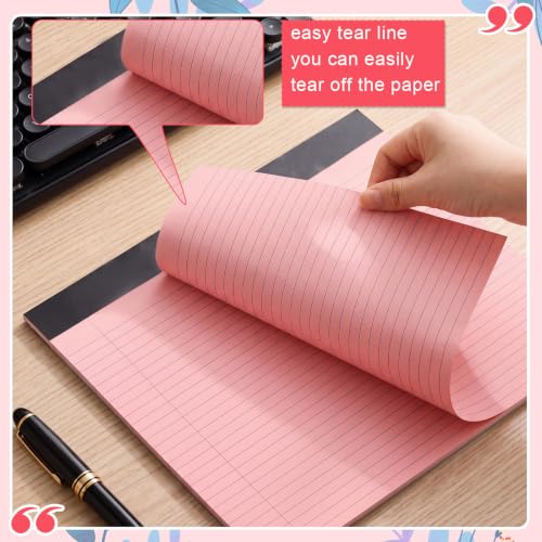 Lincia 6 Pcs Legal Pads Landscape Notebook, Morandi Colors - color: Morandi Colors