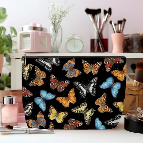 Butterfly Makeup Bag for Women Travel Organizer Pouch Cosmetic Bags 05 - color: Multicolor 1586