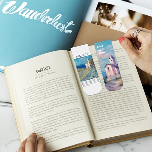 Christian Magnetic Bookmarks, Bible Verse Book Marks for Women - style: Aesthetic Christian