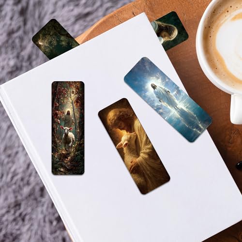 Christian Bookmarks, Jesus Bible Book Marks for Bible Study - style: Jesus