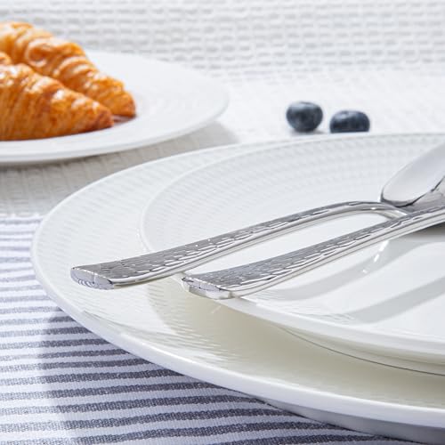 Silverware Set for 4, 20 Piece Flatware Set, 18/10 Stainless Steel - color: Silver, size: 20-Piece