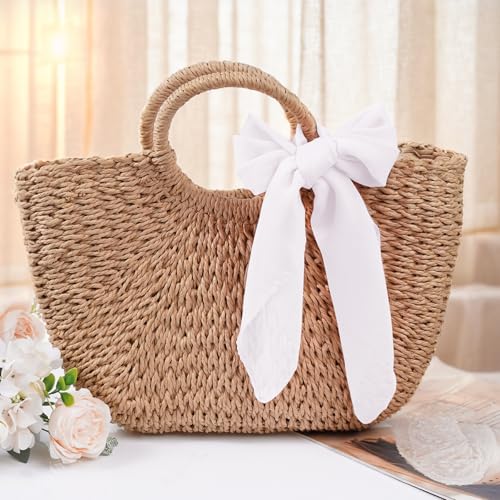 Pistha Chiffon Scarf Ribbon Neck Scarf Square Handkerchief 25.5 inch - color: White