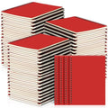 Yahenda 54 Pcs Spiral Notebooks, 1 Subject, Wide Ruled, Red - color: Red