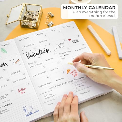 Clever Fox Planner PRO Light, Undated Weekly Planner, 8.5x11, Rose Gold - color: Rose Gold (Undated), size: A4 (8.5" x 11") Light Version