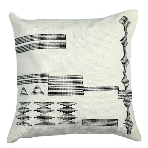 Trade Star 100% Cotton Sabra Kilim Cushion Cover Beautiful Sofa Pillow Case Handloomed Cushion Case for Home Decor Boho Pillow Cover 18x18 Inches - color: Pattern -18