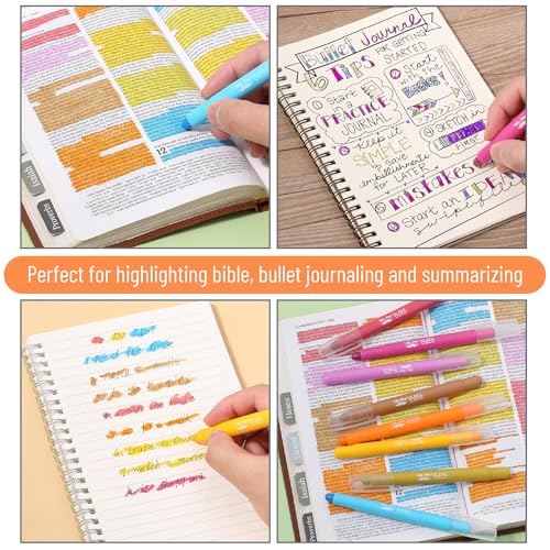 Mr. Pen- No Bleed Gel Highlighters, Dark Sunshine & Smiles, 8 Pack - color: Dark Sunshine & Smiles, size: 8 Pack