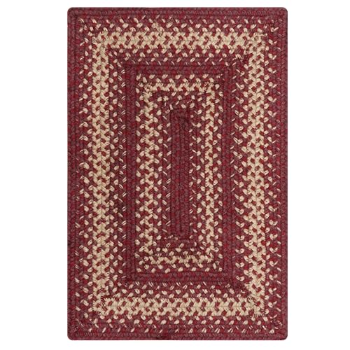 Homespice Autumn Maple Jute Braided Placemats, Rect 13x19 Set of 4 - color: Autumn Maple