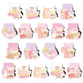Coffee Books Magnetic Bookmarks, Cute Book Marks for Book Lovers - color: Pink, Coffee & Books