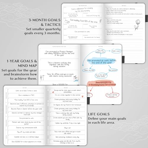 Legend Planner PRO Weekly & Monthly, Large Undated, 7”x10”, Mystic Grey - color: Mystic Gray + Gold Foil