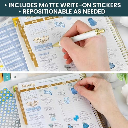 bloom daily planners Weather Planner Stickers - 8 Sheets / 837 Icons & Illustrations - Forecast Themed Variety Pack for Planning & Journaling - color: Weather Pack