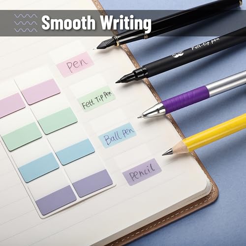Mr. Pen- Sticky Index Tabs, 240 Pcs, Pastel Sticky Tabs for Notebooks - color: Pastel, size: 1" × 1", 240 pcs