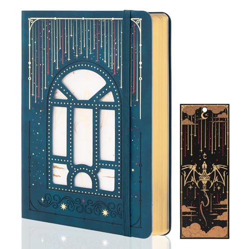 TIEFOSSI A5 Lined Journal for Women & Men, 100 GSM Thick Paper - color: Deep Blue, size: Lined
