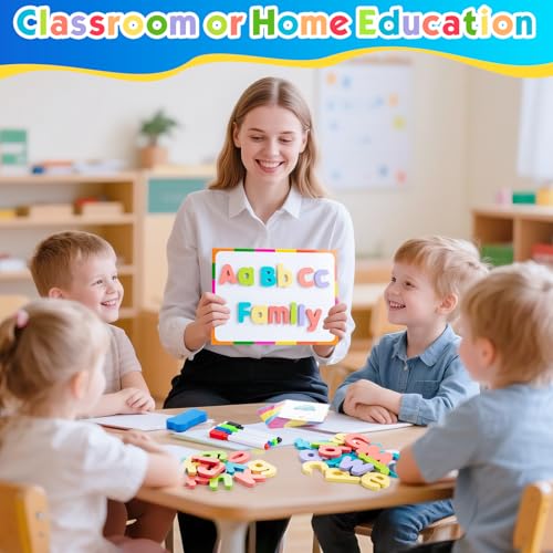 Sundaymot Magnetic Alphabet Letters Kit 310 Pcs Upper Lower Case Toy Set