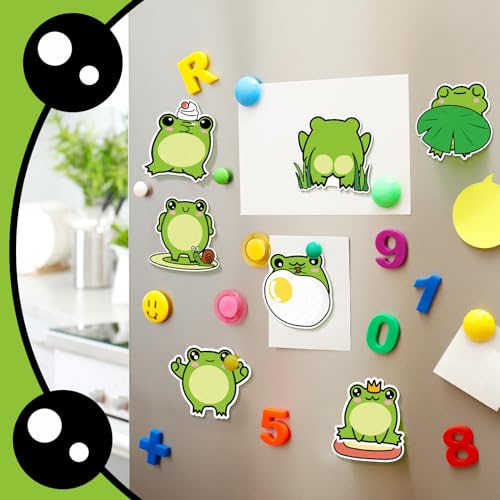 Yinder 24 Pads Frog Sticky Notes Kawaii Cartoon Party Favors School - color: Multicolor, size: Frog