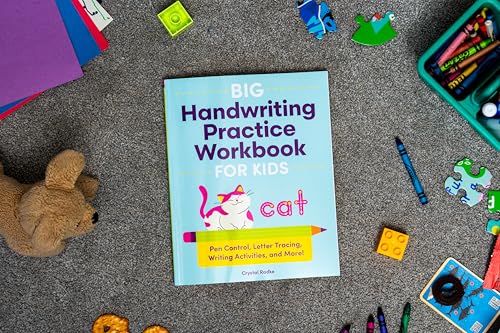 Big Handwriting Practice Workbook for Kids: Pen Control, Letter Tracing, Writing Activities, and More!