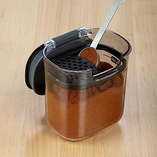 Progressive PKS-401 1.5 Cup Mini Prokeeper+ Airtight Silicone Seal Storage Container Great For Spices & Baking Acessories (2- Piece) - size: 2- Piece