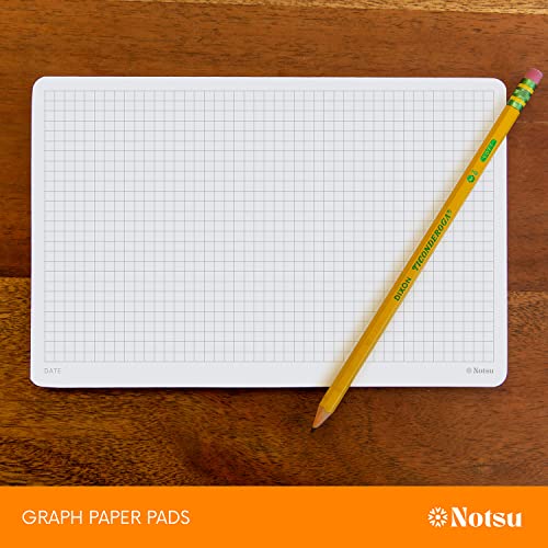 Notsu Graph Desk Notepad 2 Pack 5.5" x 8.5" - size: 5.5" x 8.5", style: Graph Paper