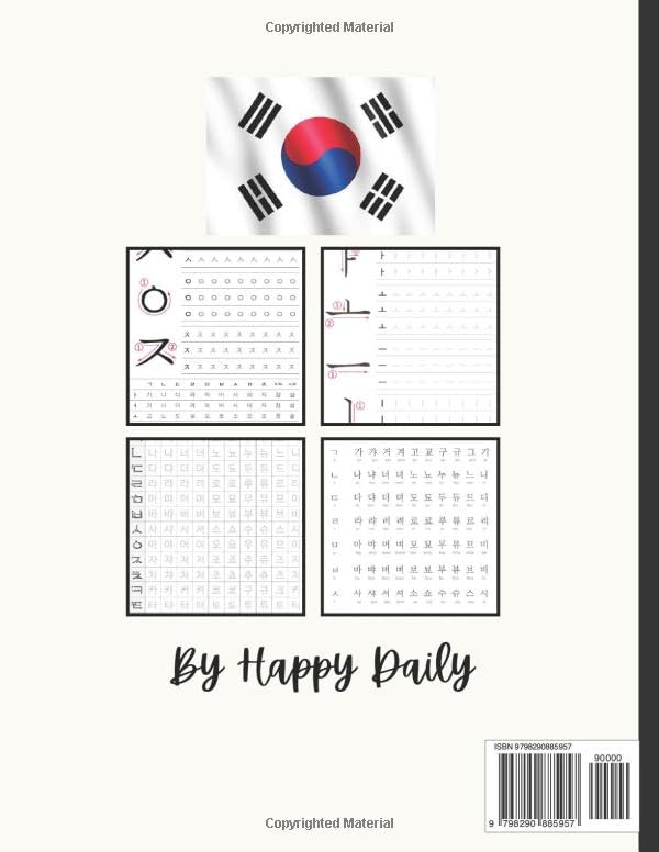 Learn to Write Hangul Korean Alphabet Practice Workbook for Beginners: Learn the Korean Alphabet Step-by-Step with Tracing and Writing Practice for Kids and Adults