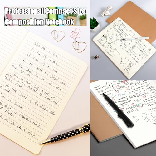 32 Pack A5 Blank Notebook Journals for travelers,students and office,Writing diary Subject Notebooks, Blank thick paper,60Pages, 30 Sheets,8.3x5.5inch - style: 32pack Blank pages