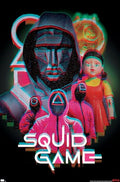 Netflix Squid Game: Season 2 - Group Glitch Wall Poster, 34L" x 22.4W", Premium Unframed Version - color: Premium Unframed Version, size: 34"L x 22.4"W
