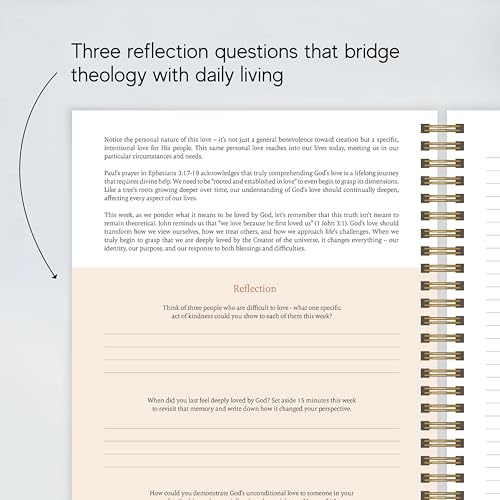 Official Spiral Bible in a Year, 52 Week Bible Study Guide (Floral) - color: Floral