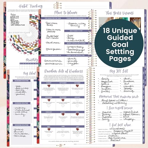 bloom daily planners 2026-2027 Planner - Academic Year (July 2026 - July 2027) Monthly & Weekly Soft Cover Planner for Women - 13 Month Calendar Agenda Book with Stickers - 5.5" x 8.25" - Floral Fiesta - color: Floral Fiesta 2026-27, size: 5.5" x 8.25"