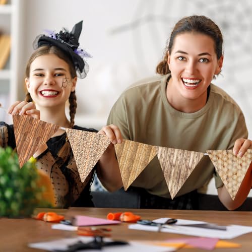 Gingham Scrapbook Paper Wooden Boho Patterned Paper Pad 12×12,24 Sheets Double-Sided Bobo Floral Scrapbooking CardStock Papers Pad for Holiday Cardmaking DIY Origami Papers. - color: PAD2108