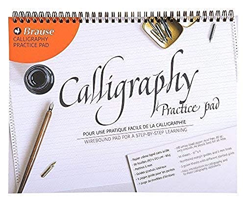 Brause Calligraphy Lined Practice Pad, A4 - size: A4, style: Lined Practice Pad