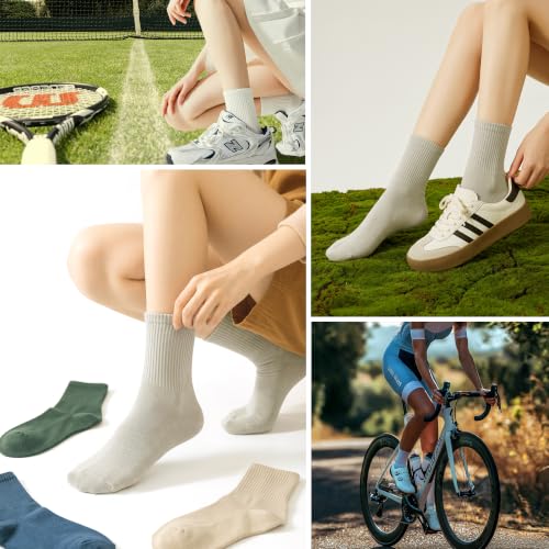 Women's Cotton Quarter Crew Socks - color: 20 Multicolor - 3 Pairs