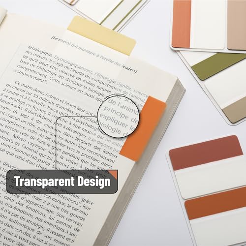 Mr. Pen- Sticky Index Tabs, 500 Pcs, 21 Sets, Earthy - color: Earthy