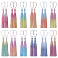 24 Pcs Mini Tassels Bookmark, 12 Colors