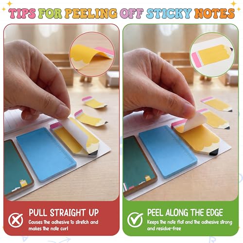 BEAWART Teacher Sticky Notes Set, Blackboard Classroom Appreciation Gift - color: Teacher Sticky Notes Blackboard