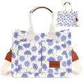 LHMTQVK Canvas Tote Bag for Women, Work & Bible Study Handbag - color: Forget Me Not
