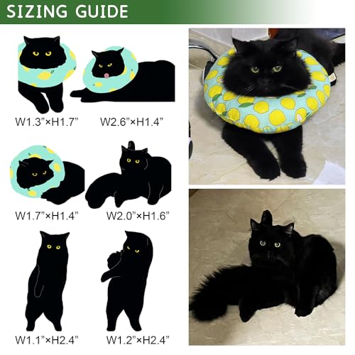 Yasest Magnetic Bookmarks-18 Pcs Bookmarks Black Cat Gifts for Book Lovers - style: ABC