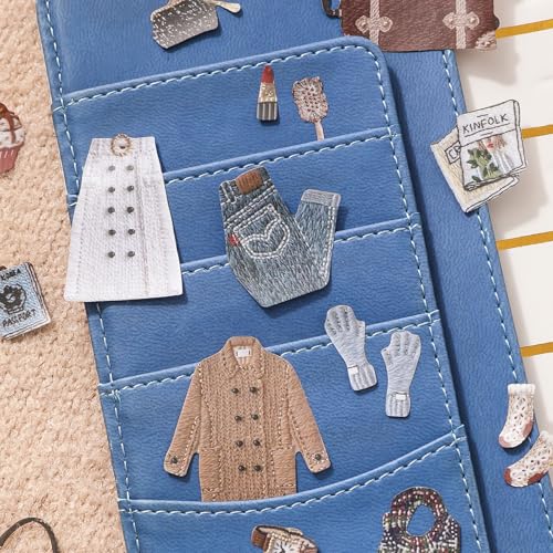 TIAMECH Food Gourmet Clothing Japanese Embroidery Stickers Book - color: Food Gourmet