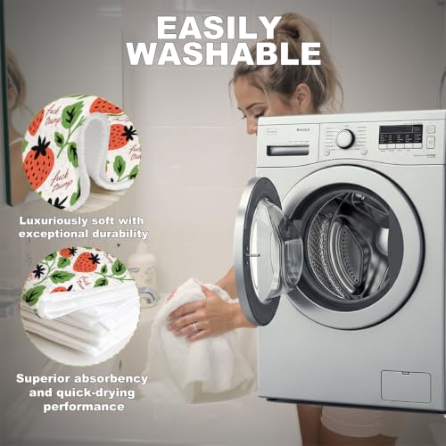 Strawberries Cherries Trump Kitchen Towels Gifts for Women Tea Towel - color: Multi 1864