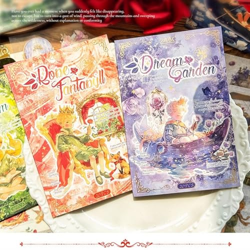 TIAMECH Rose Fantasy Prince Ripples Stickers Book - color: Rose Fantasy