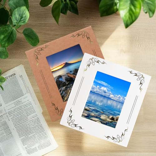 30Pcs 3x3Inch 3colors Paper Photo Frames with String & Clips - color: 3 colors, size: 3x3inch