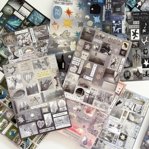 Japanese Stickers Book for Scrapbooking Supplies, Nature Japanese Stickers - color: Dreamland