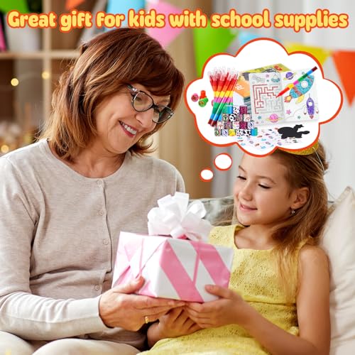 BenLouis 192Pcs Birthday Coloring Set for Kids Party Favors