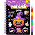 FUNNYB&G Foil Art Craft Kit for Kids, Halloween Crafts Gift Toy for Kids - style: Happy Halloween