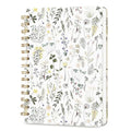 Lined Spiral Journal Notebook for Work A5, 160 Pages, Leaves - color: Leaves