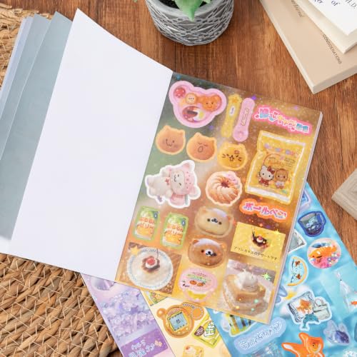 Japanese Comic Style Sticker Scrapbooking Supplies for Junk Journal, 50 Sheets Stickers TZ-018-001 - color: Uideyvi Japanese Comic Style Sticker Tz-018-001