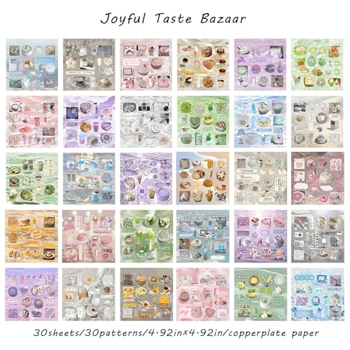 Japanese Stickers for Journaling Supplies, Kawaii Japanese Sticker Book - color: Taste