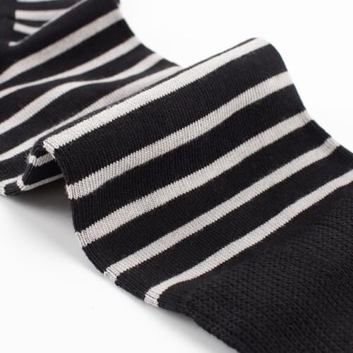 Feetalk Odor Resistant Dress Socks for Men Cotton Business Crew Socks Patterned Socks Funny - color: 1, size: 6-8.5