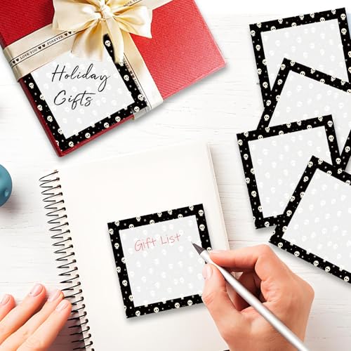 Sticky Notes 3x3 Inches, Cute Self-Stick Note Pads, Funny Memo Pads, Easy to Post Sticky Notes for Office, Home & Notebook Cool Skull Star - color: Cool Skull Star