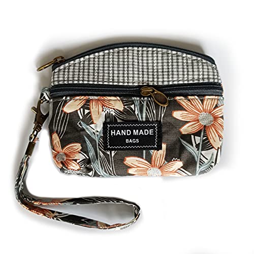 Coin Purse for Women Cute Small Wallets Change Purse Coin Pouch (dark grey) - color: Dark Grey